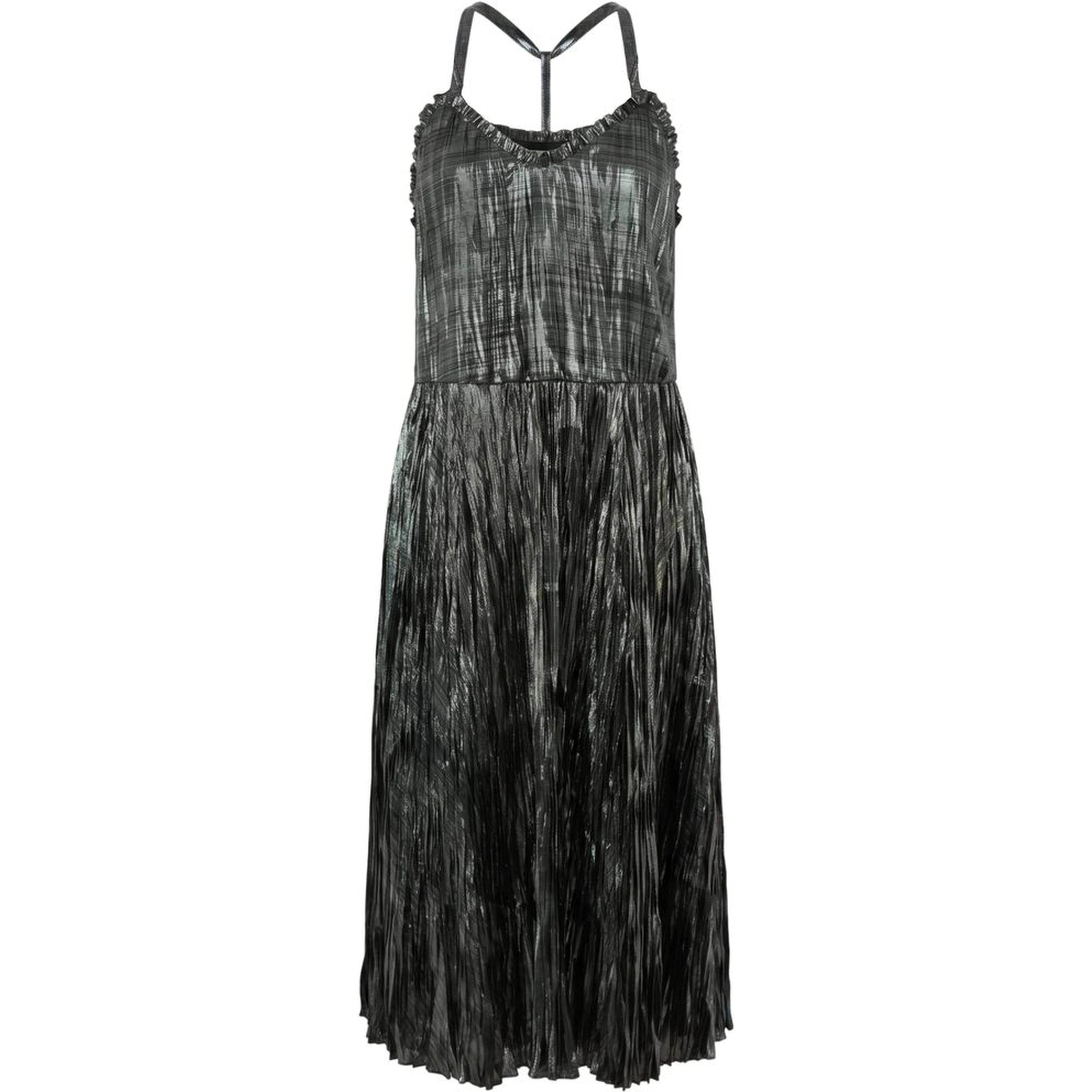 Black Polyester Women Dress