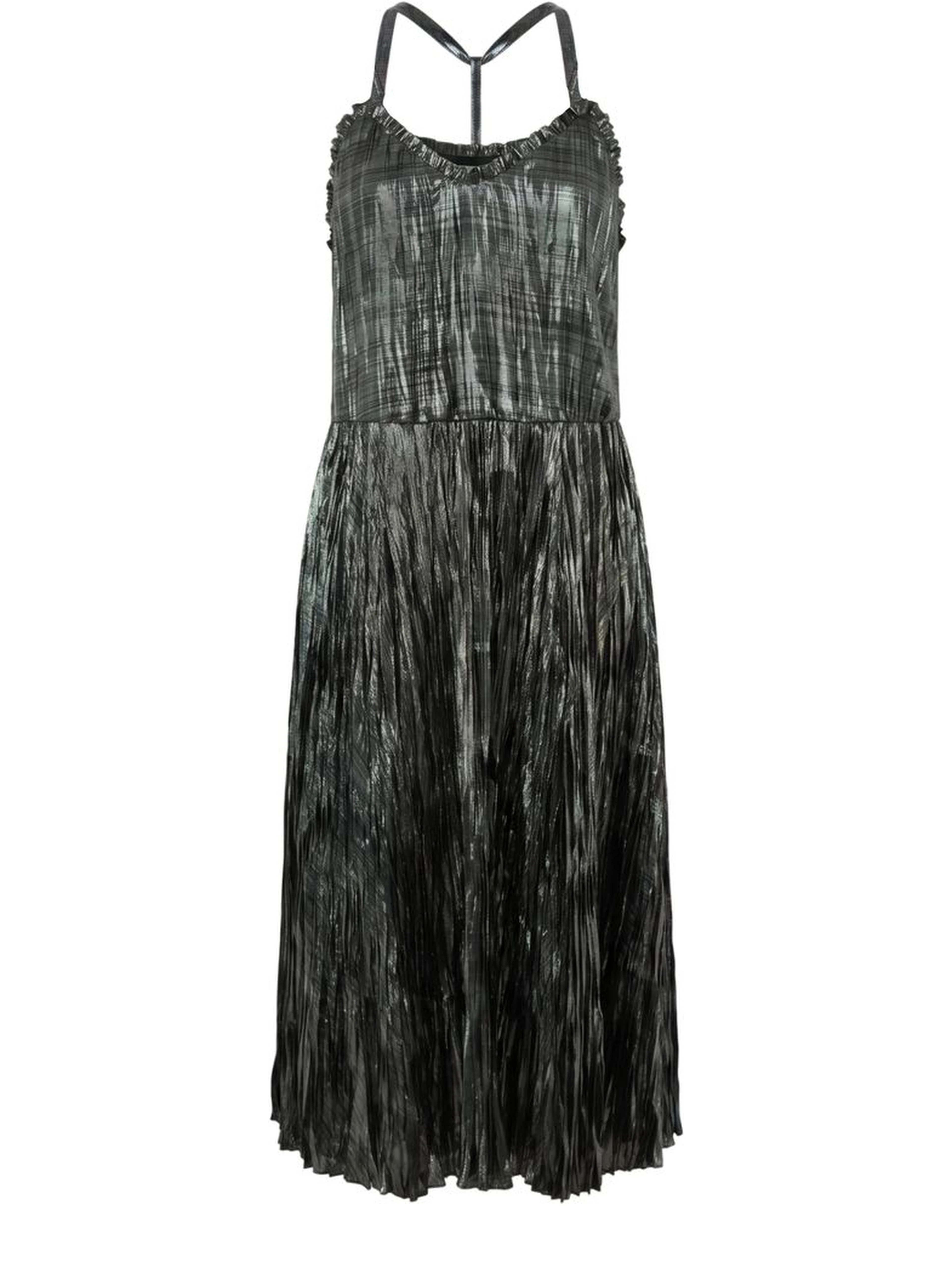 Black Polyester Women Dress