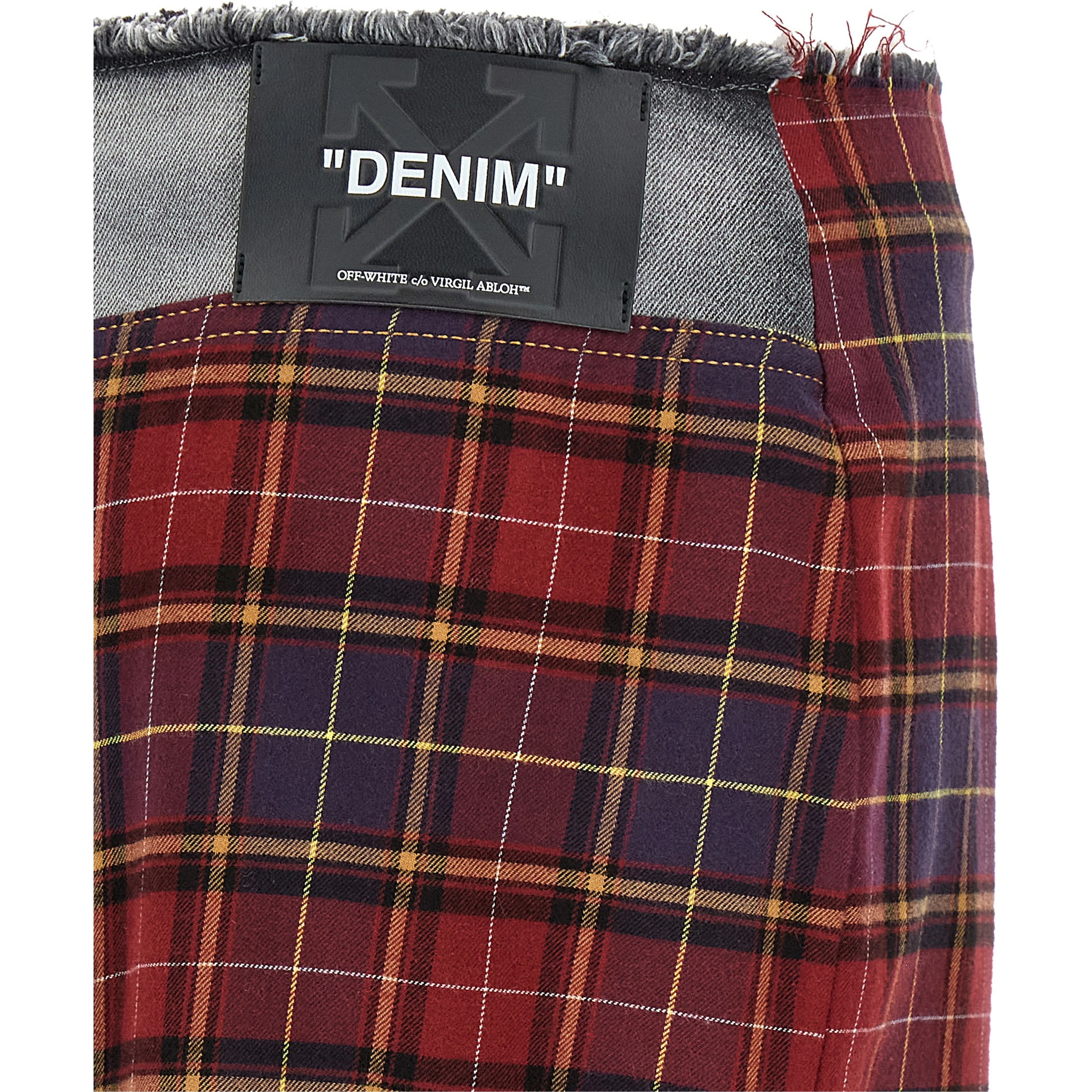 Multicolor Cotton Midi Skirt