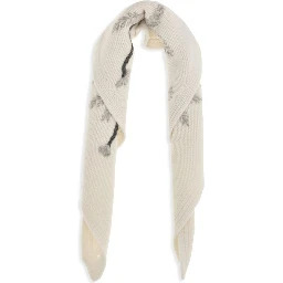 Beige Wool Oves Aries Scarf