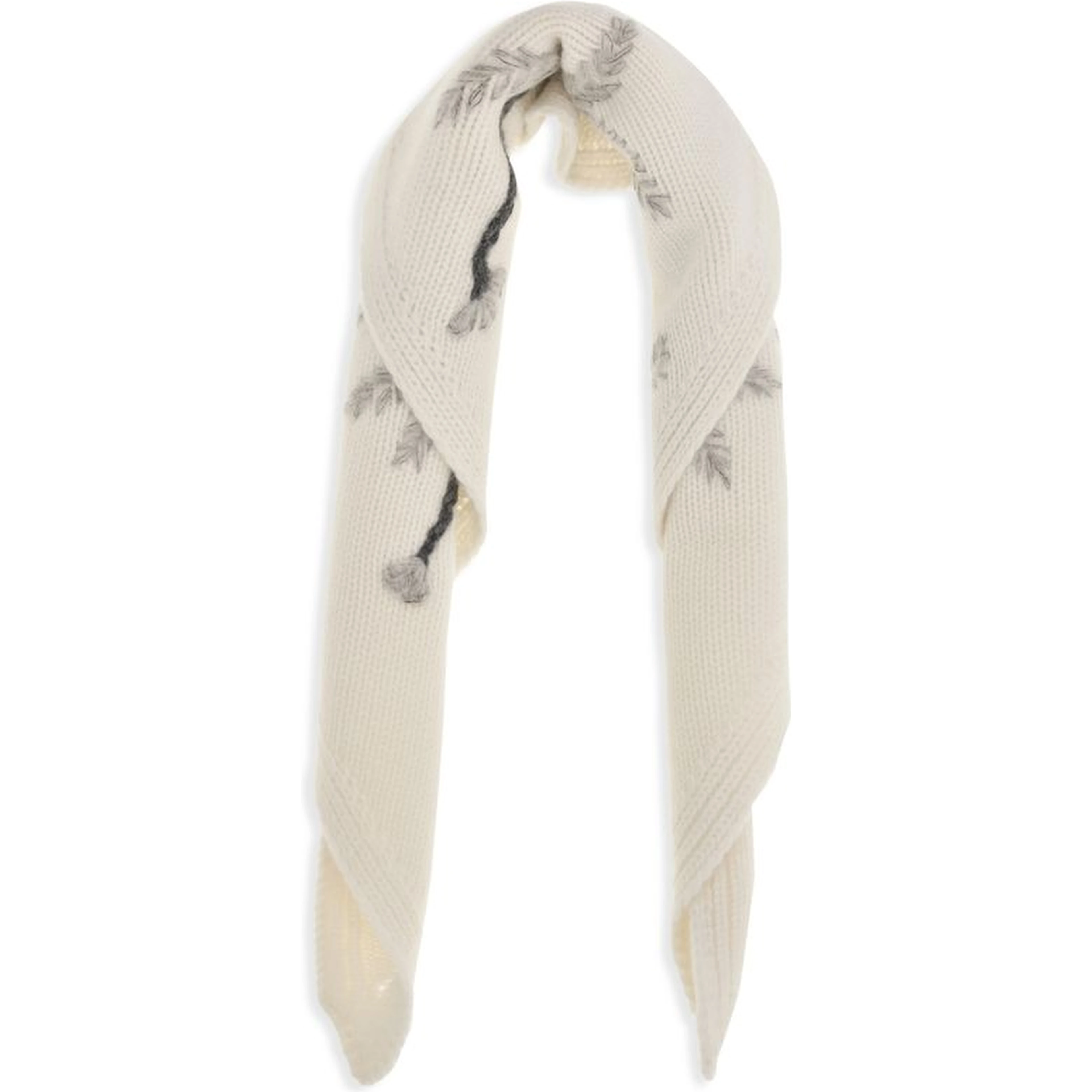 Beige Wool Oves Aries Scarf
