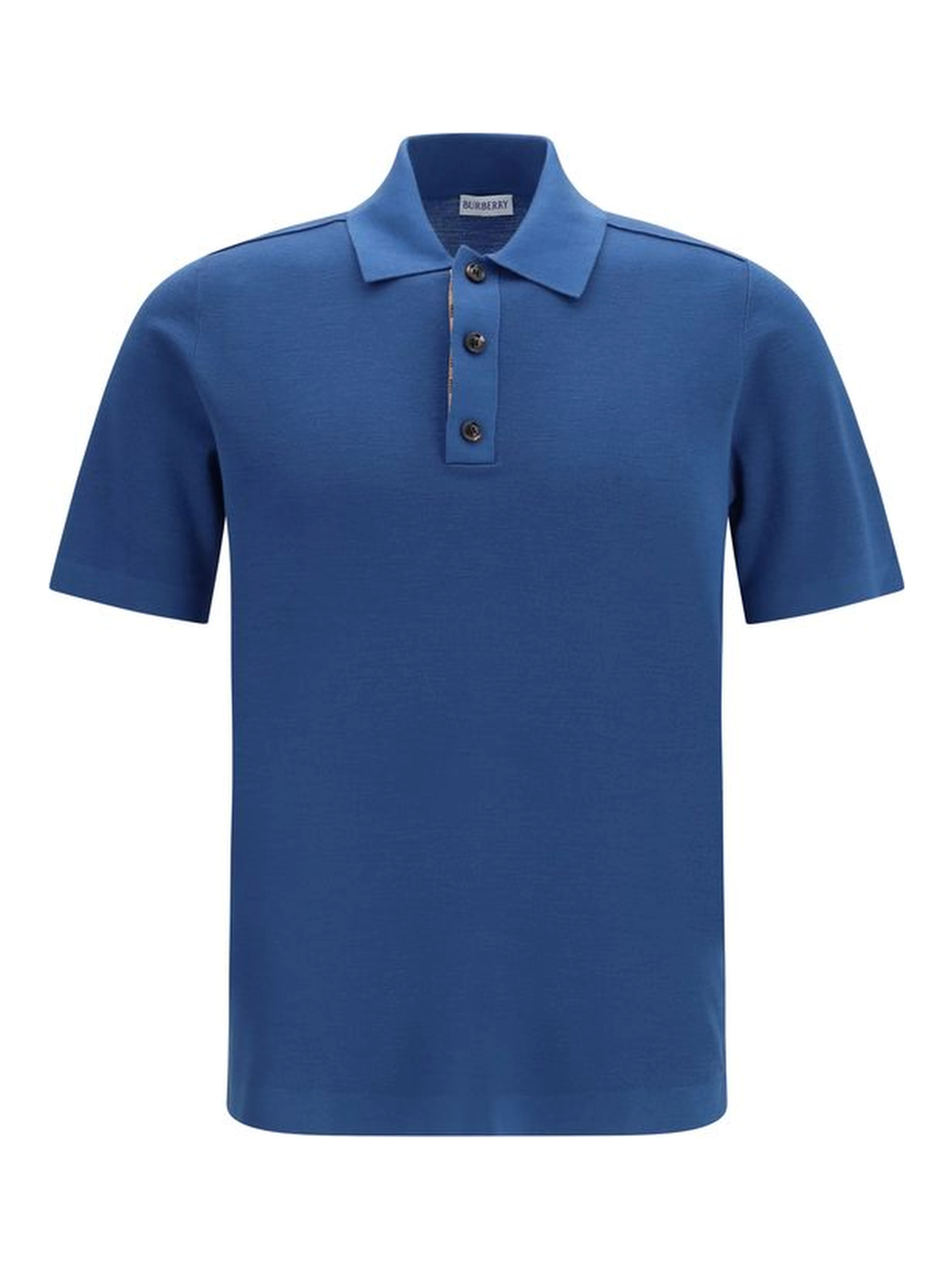 Blue Wool Oves Aries Polo Shirt