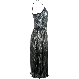 Black Polyester Women Dress