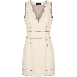 Beige Lamb Women Dress