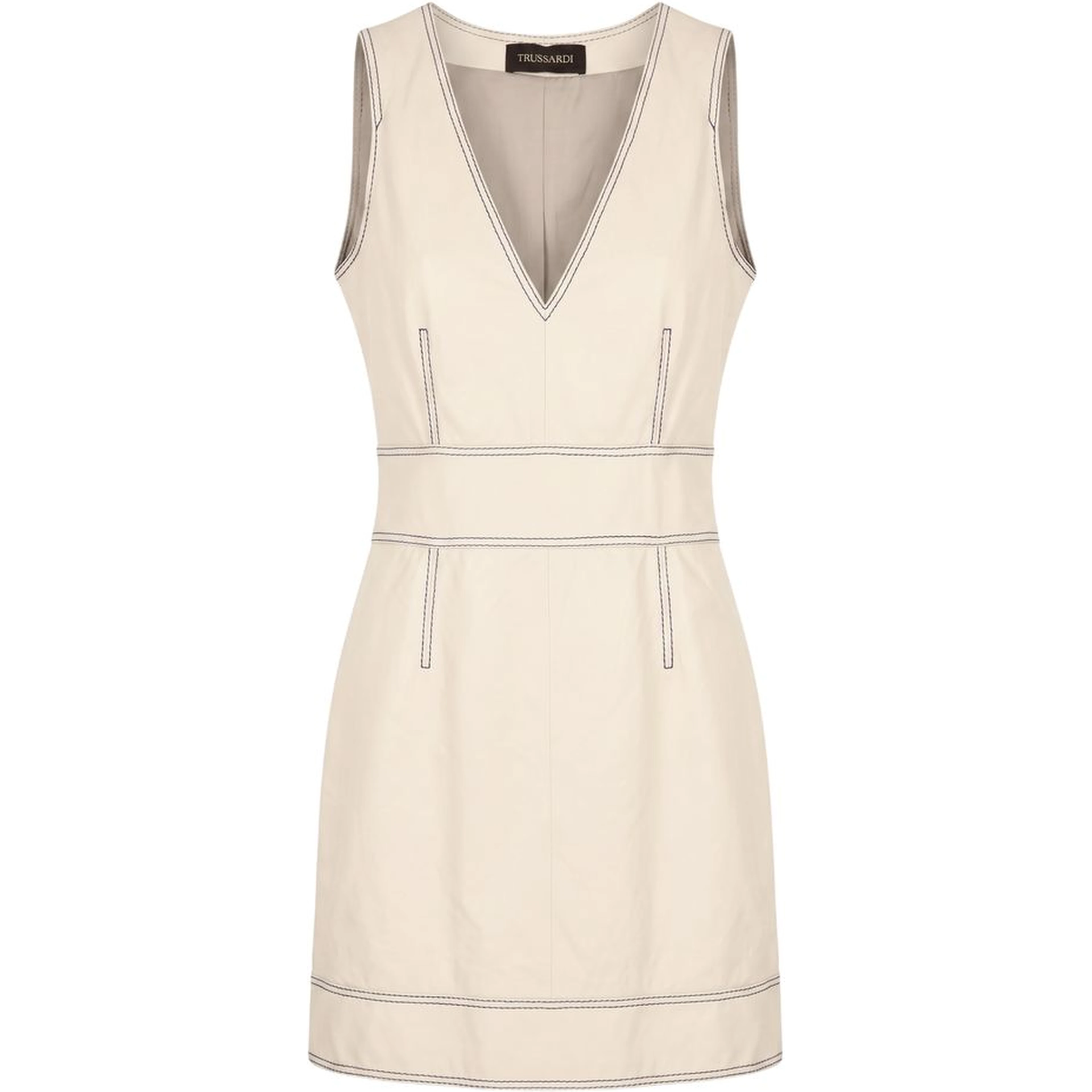 Beige Lamb Women Dress