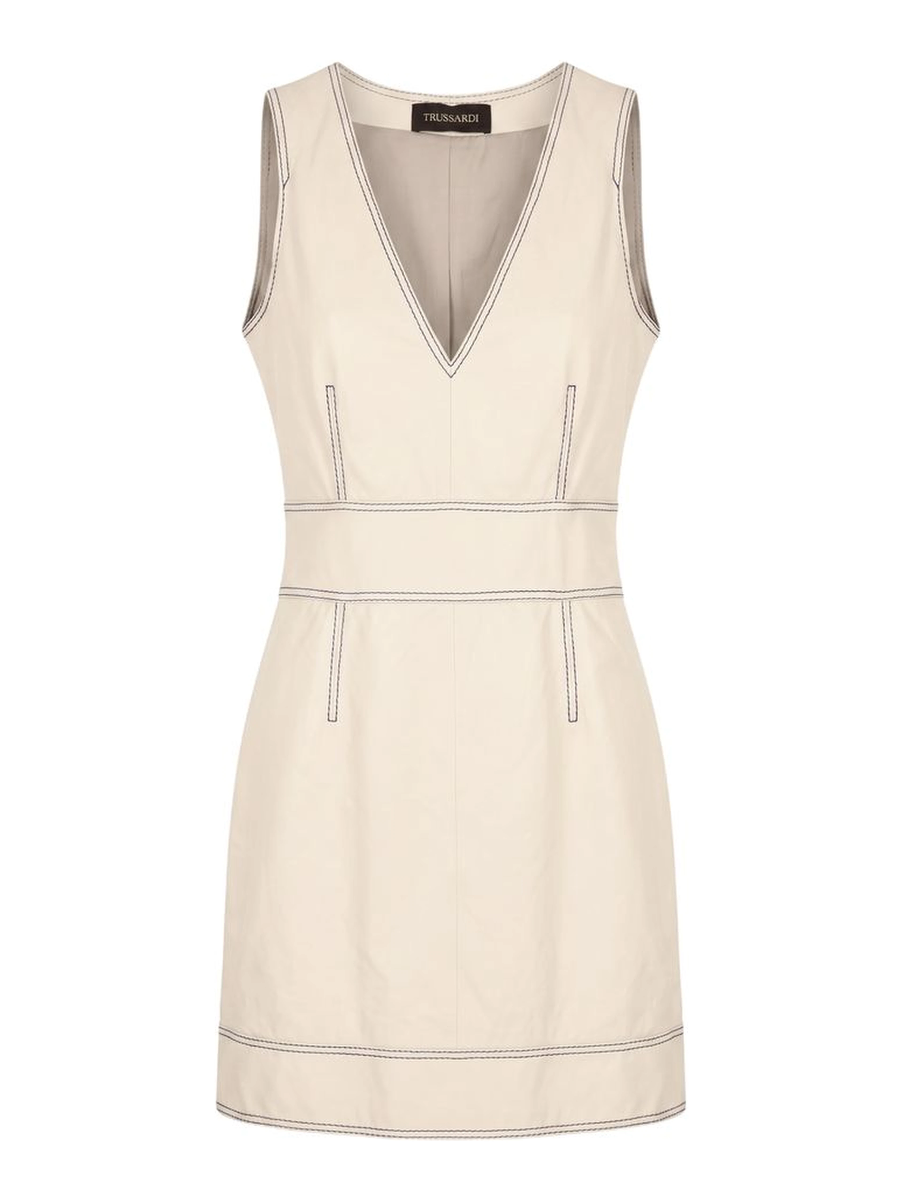 Beige Lamb Women Dress