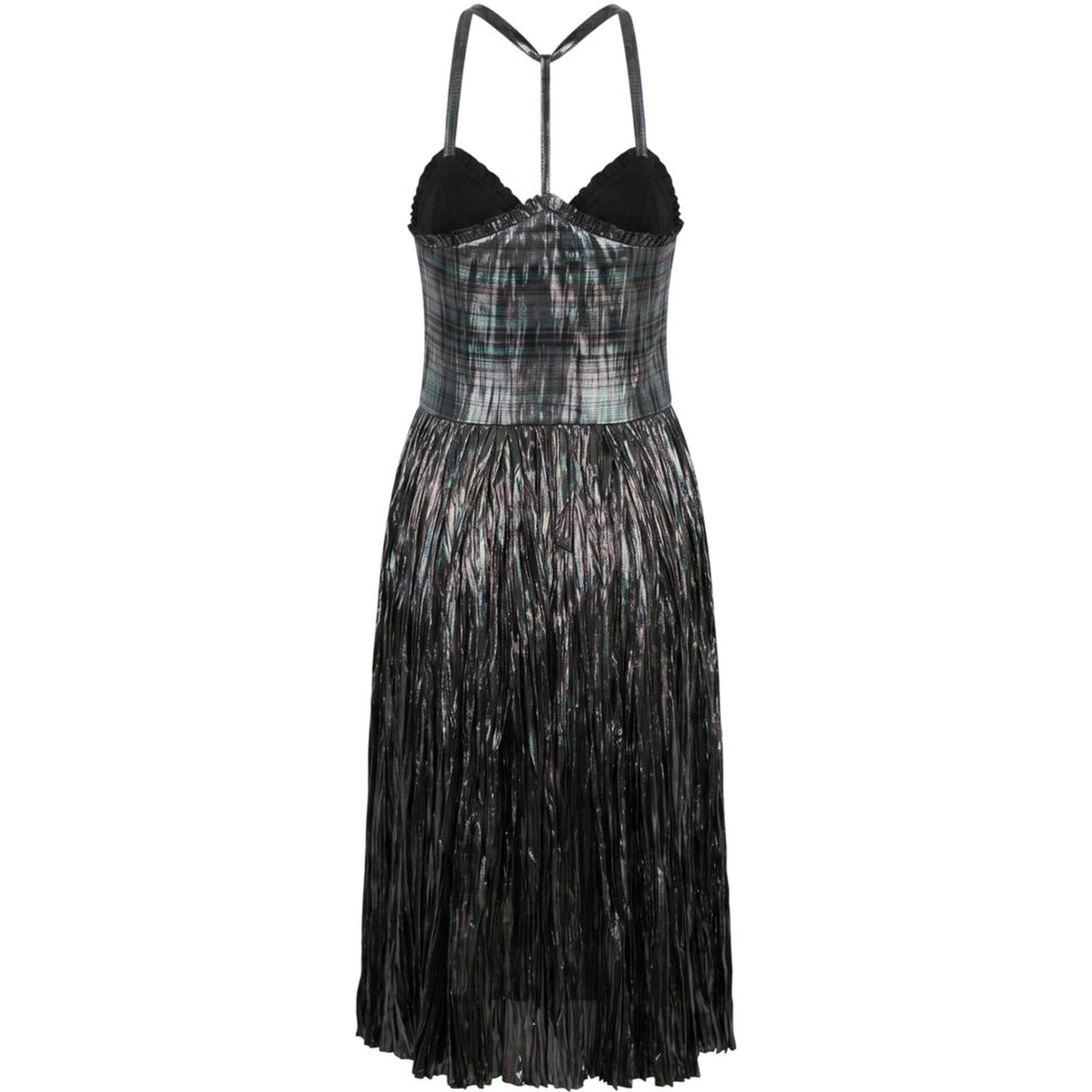 Black Polyester Women Dress