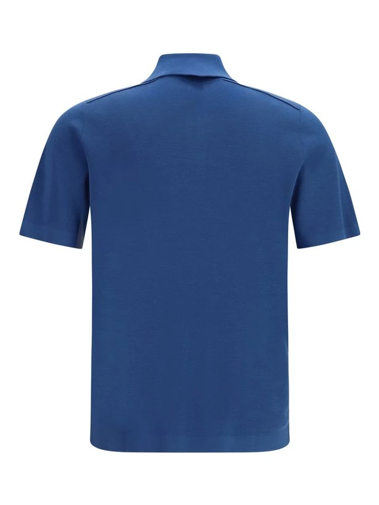 Blue Wool Oves Aries Polo Shirt alternative