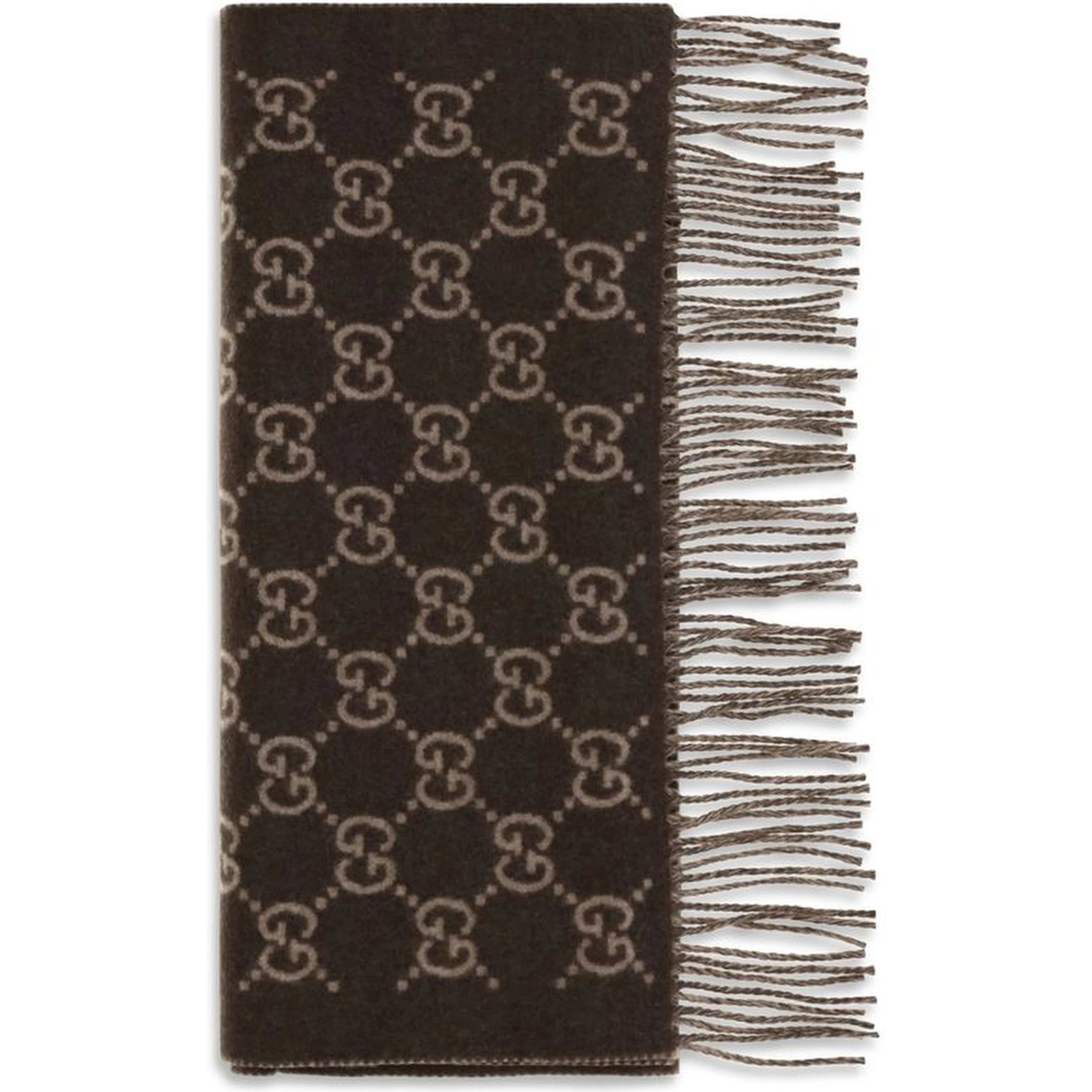 Brown Cashmere Scarf