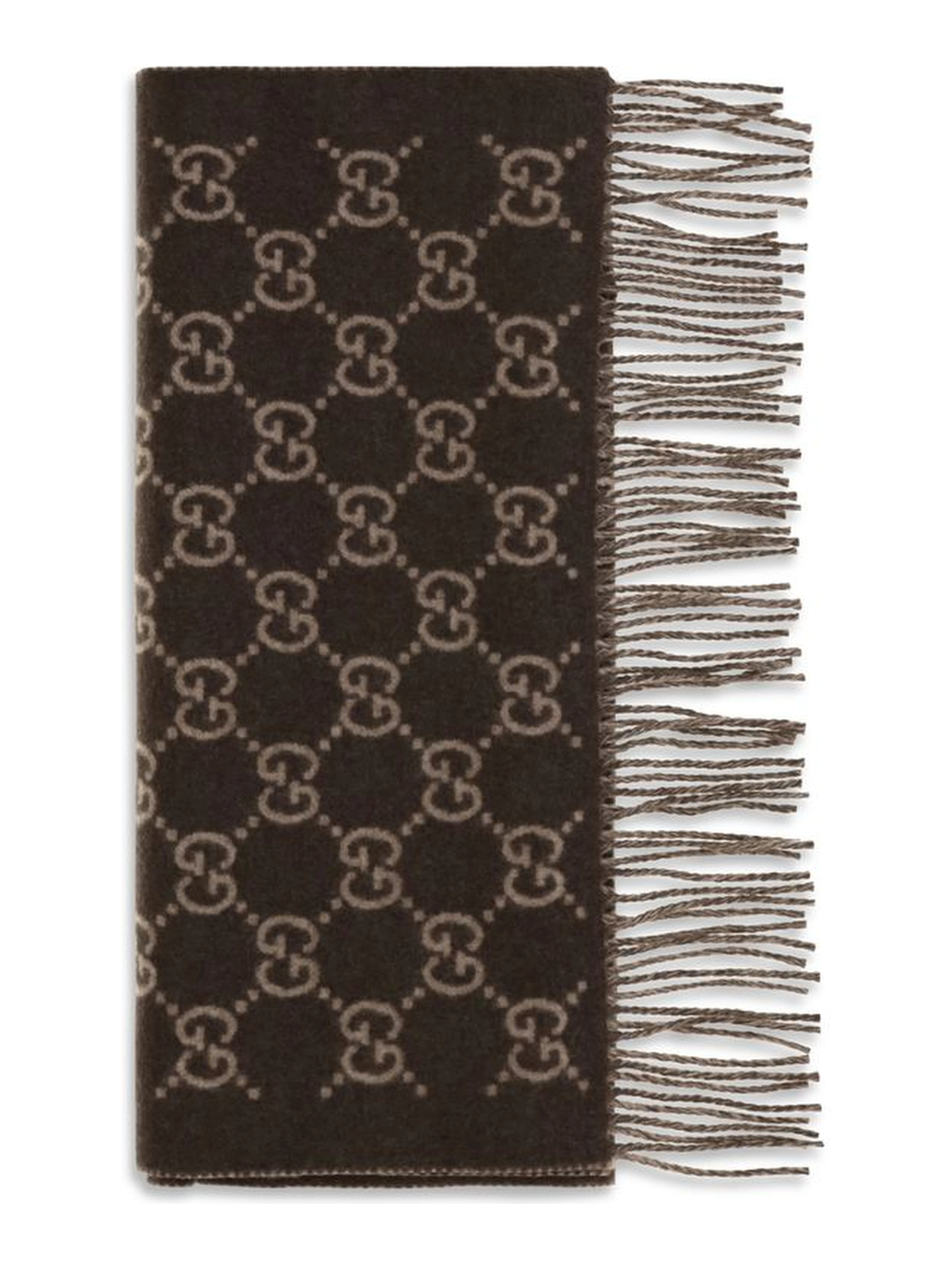 Brown Cashmere Scarf