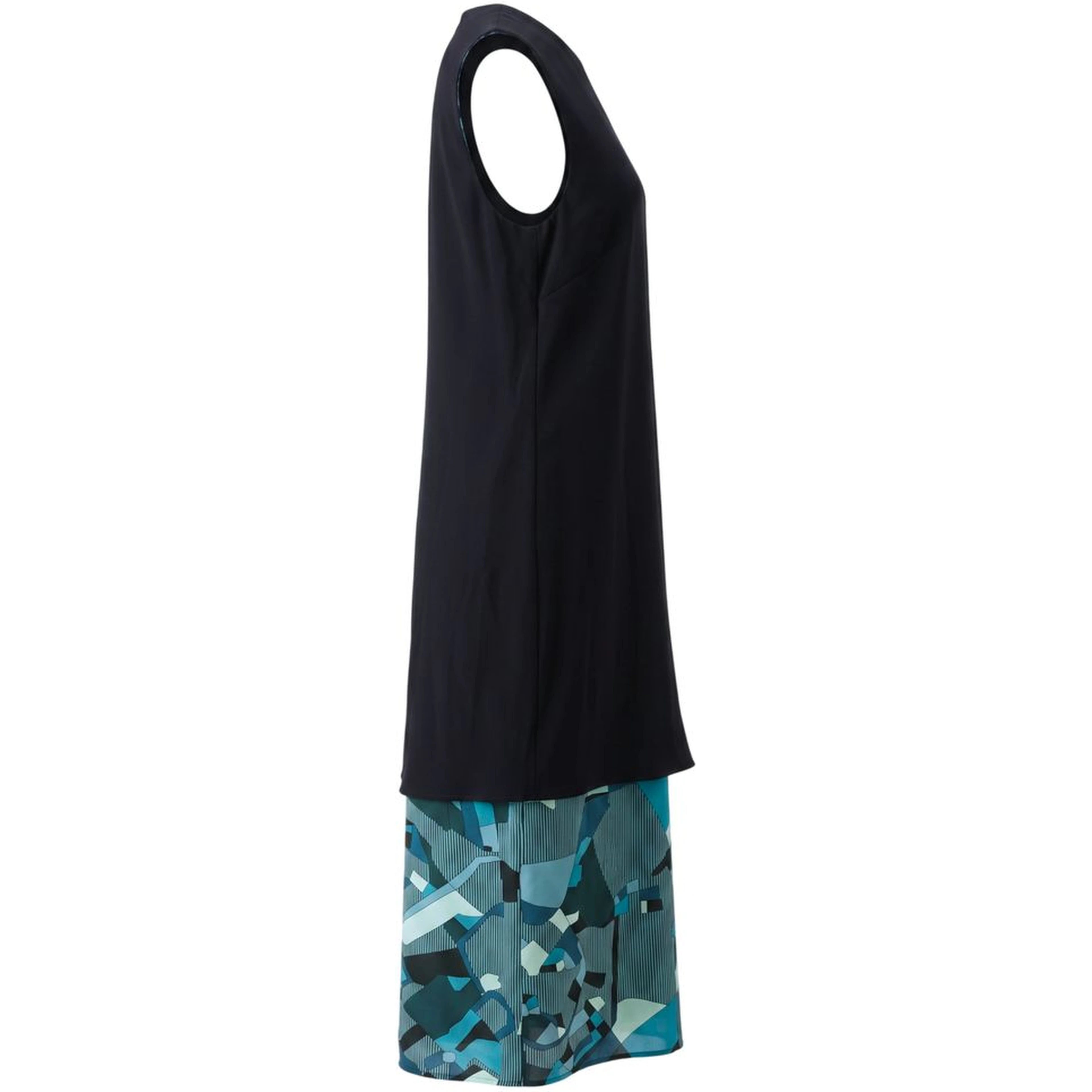 Blue Silk Women Dress