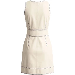 Beige Lamb Women Dress