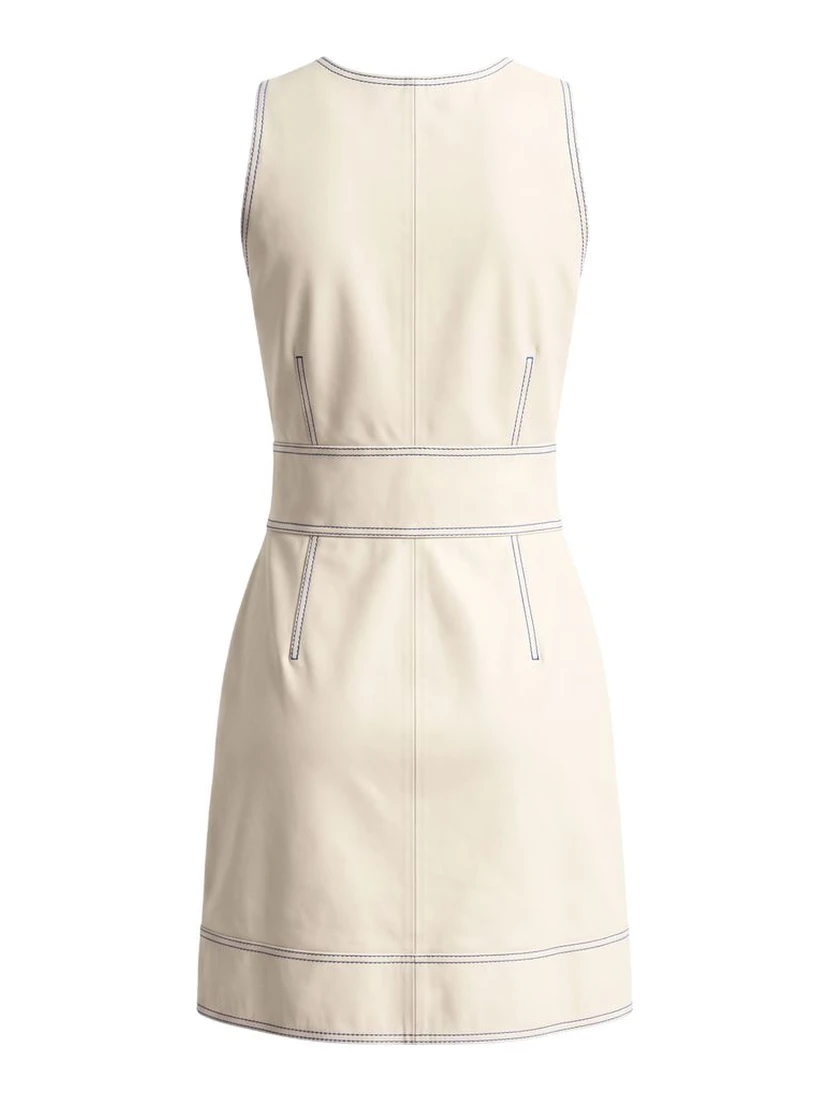 Beige Lamb Women Dress