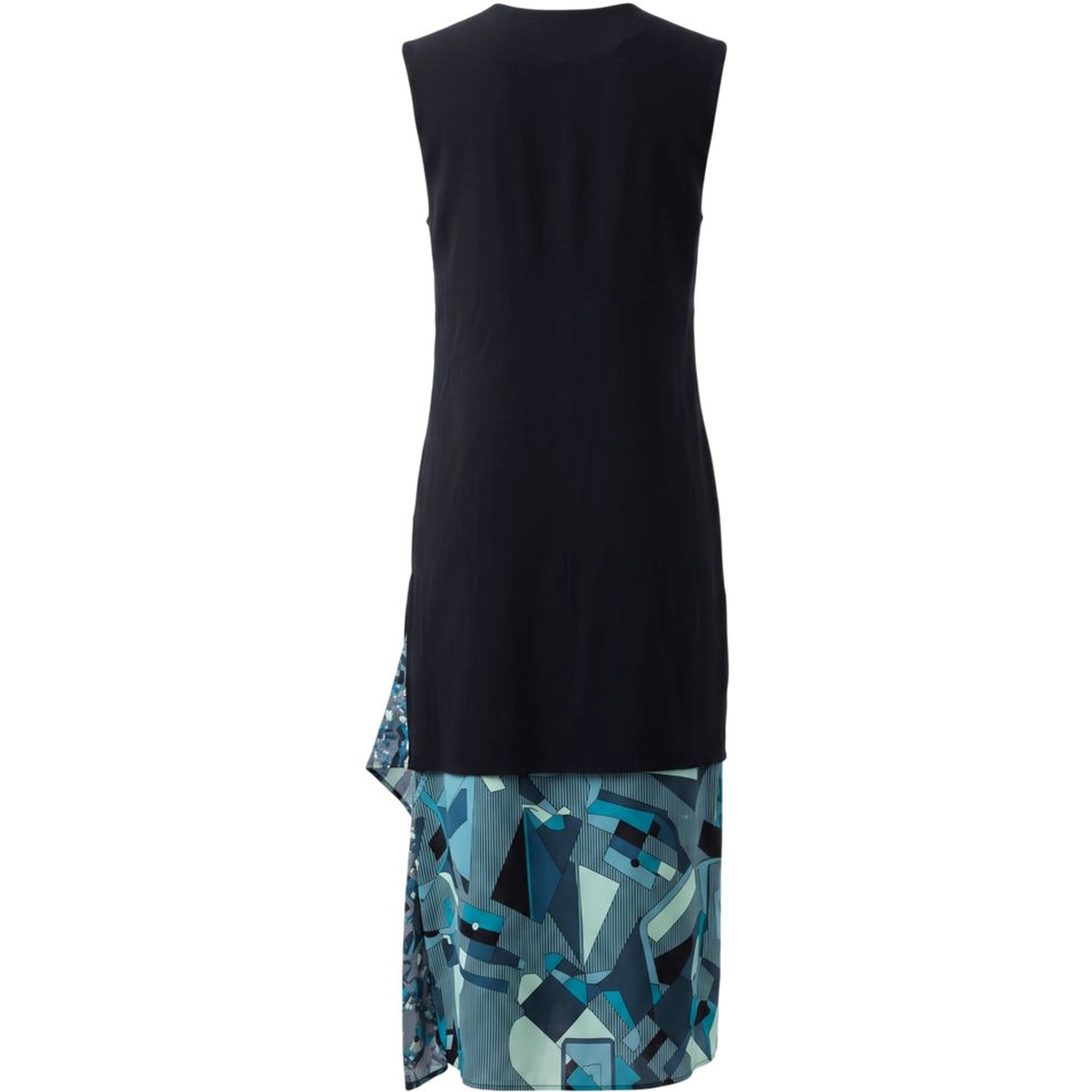 Blue Silk Women Dress