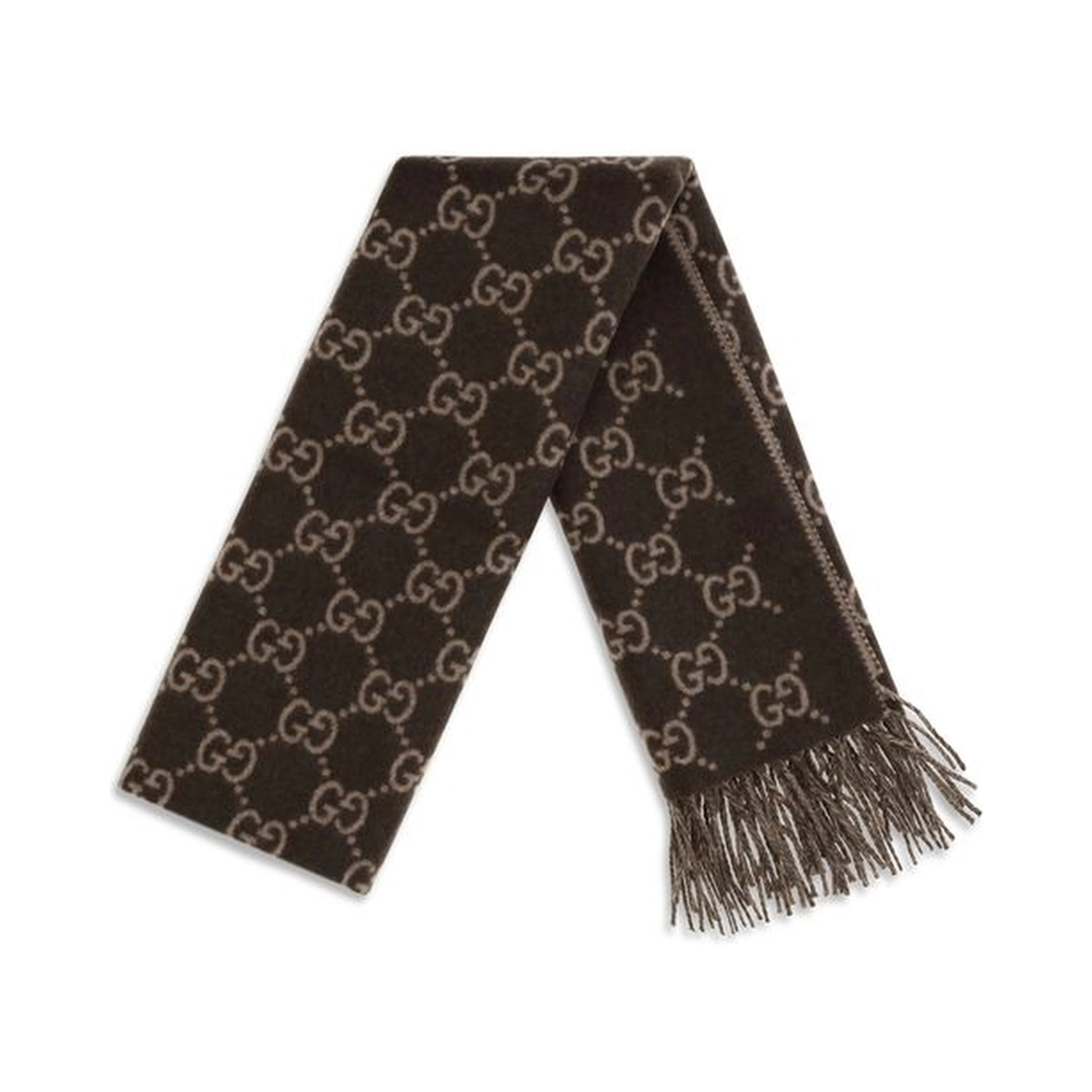 Brown Cashmere Scarf