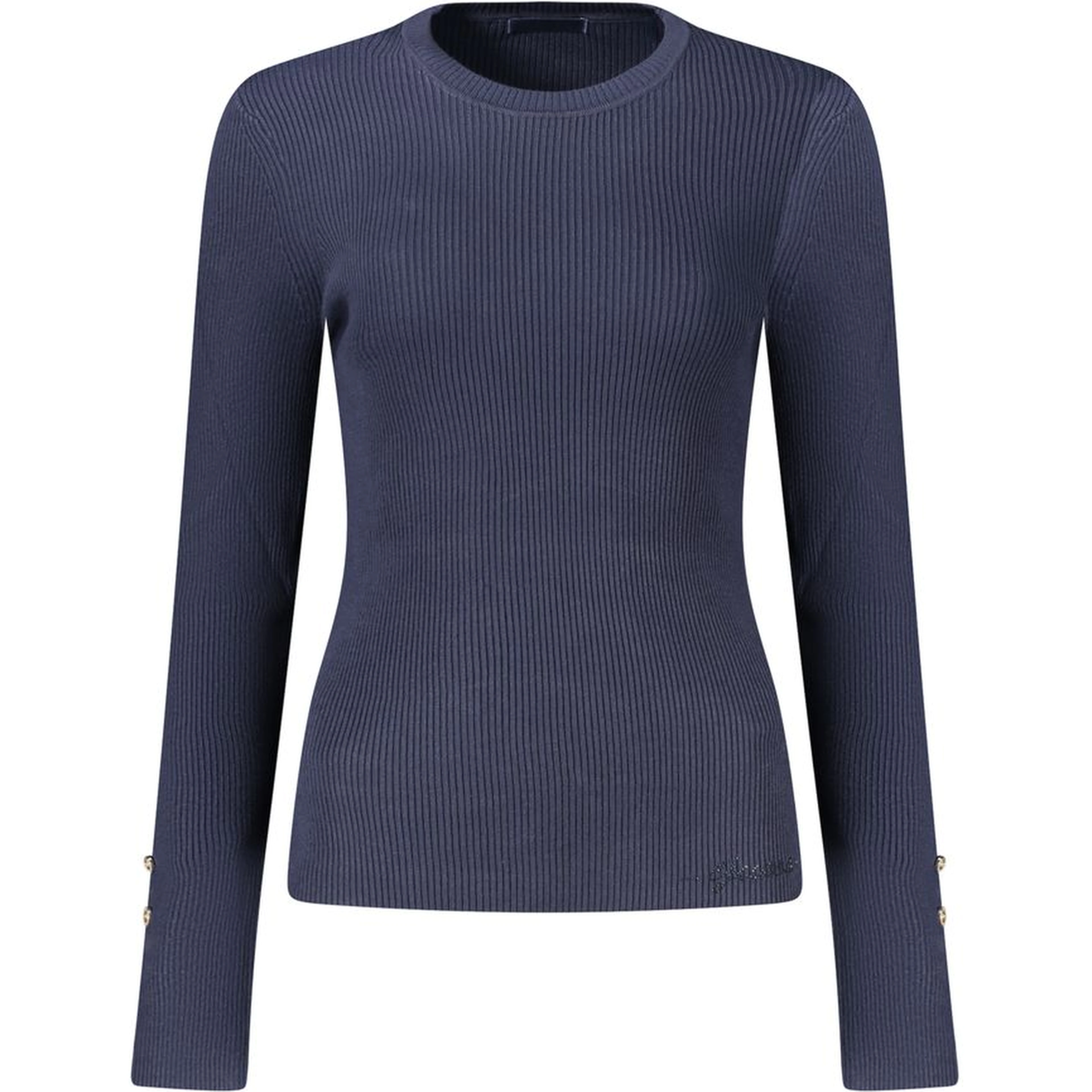 Blue Viscose Women's Sweater
