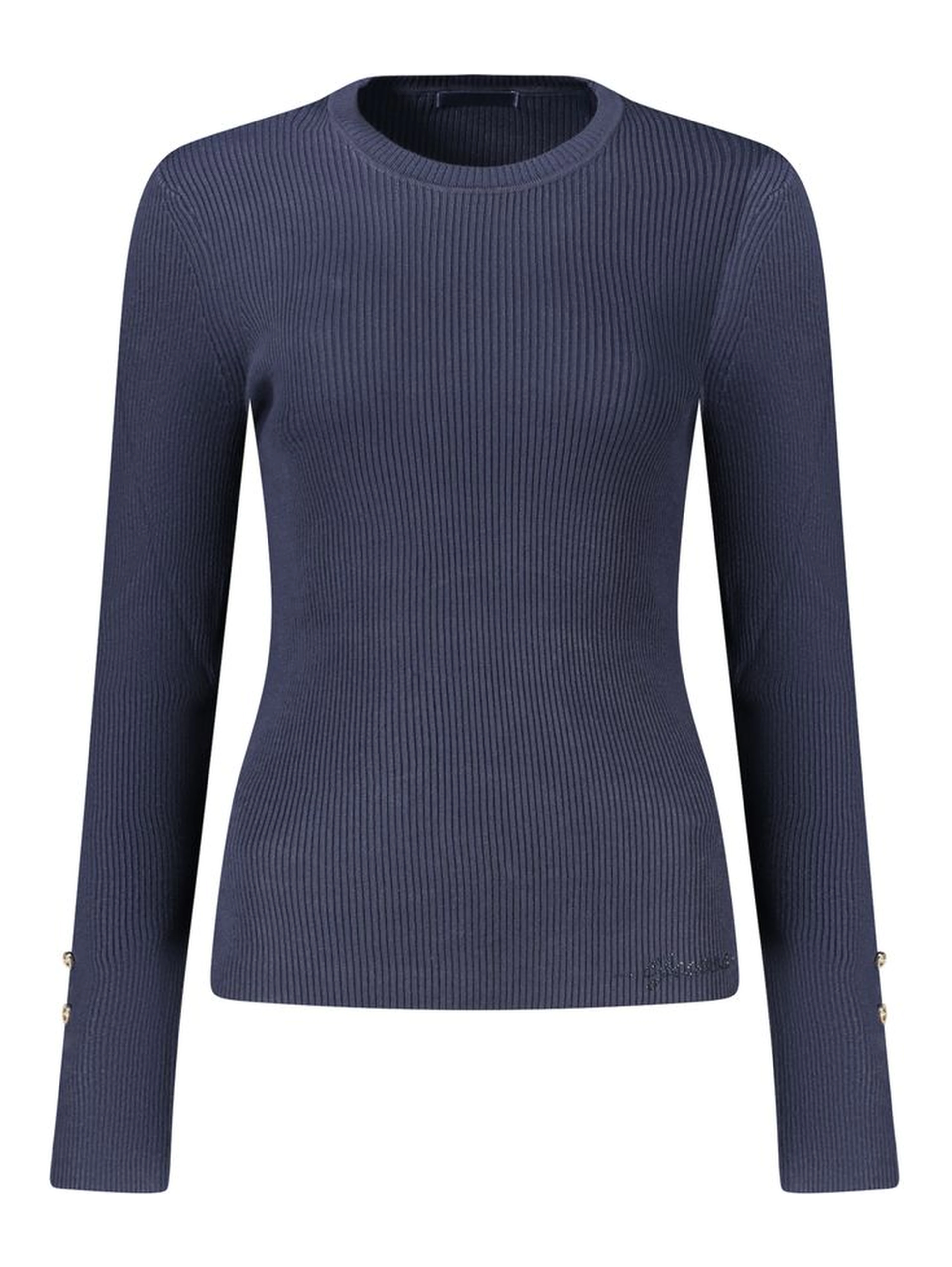 Blue Viscose Women's Sweater