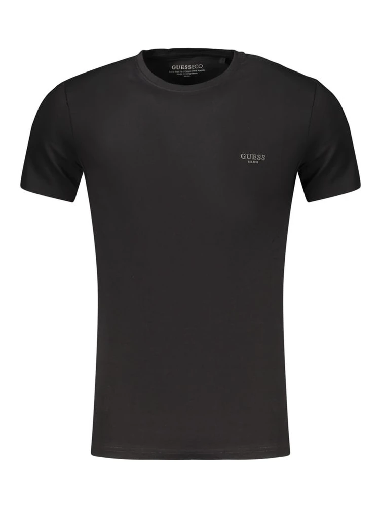 Black Cotton Mens T-Shirt