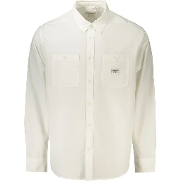 White Cotton Men's Shirt