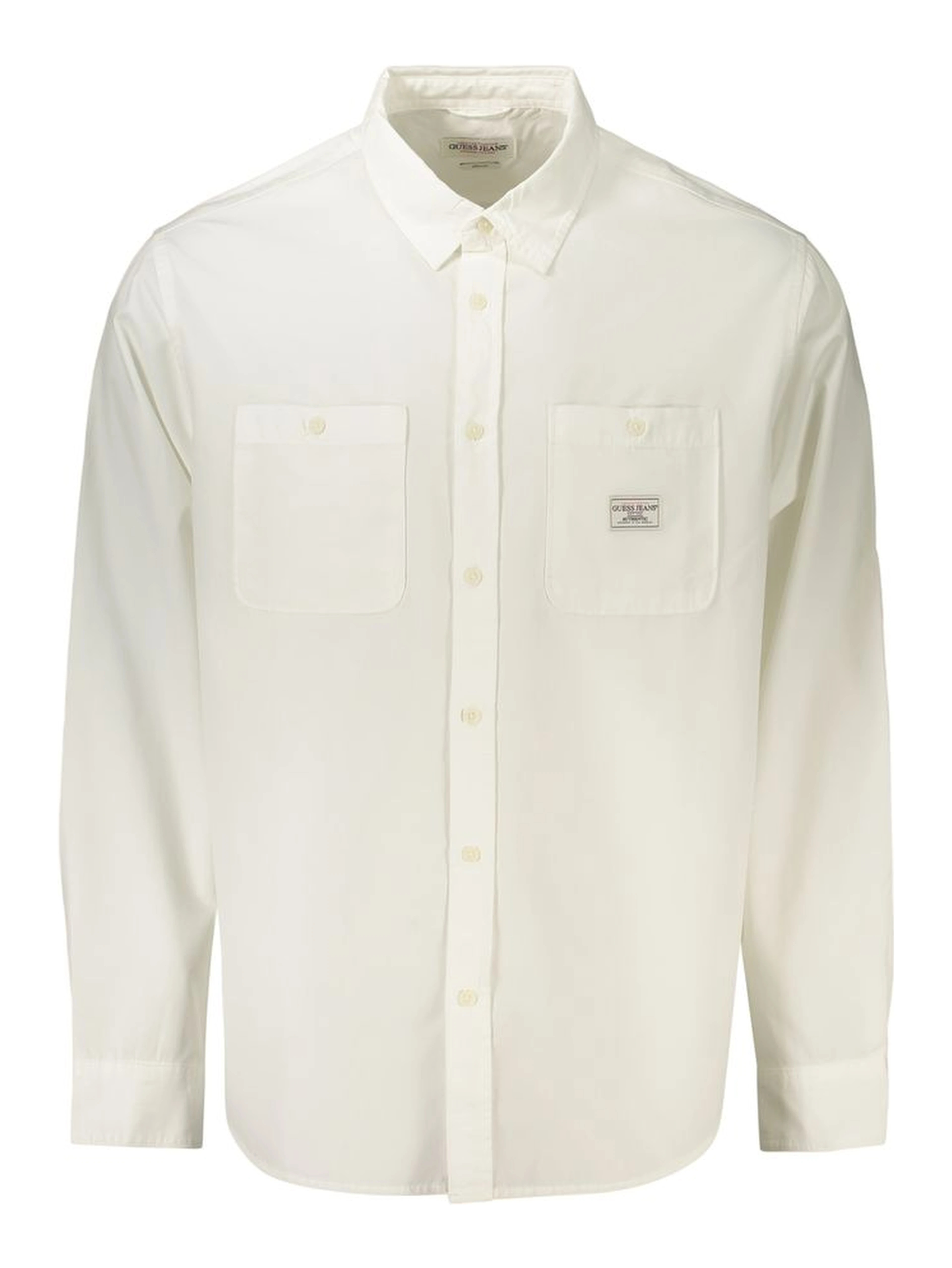 White Cotton Men's Shirt