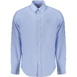Azzurro Cotton Men's Shirt