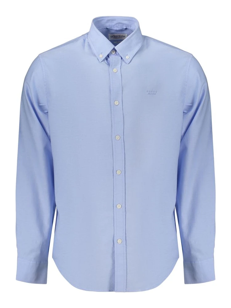 Azzurro Cotton Men's Shirt