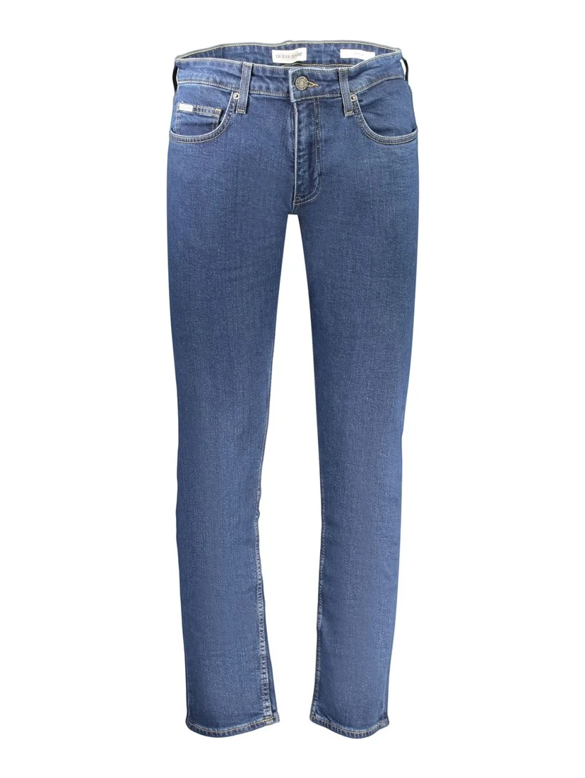 Blue Cotton Men's Jeans