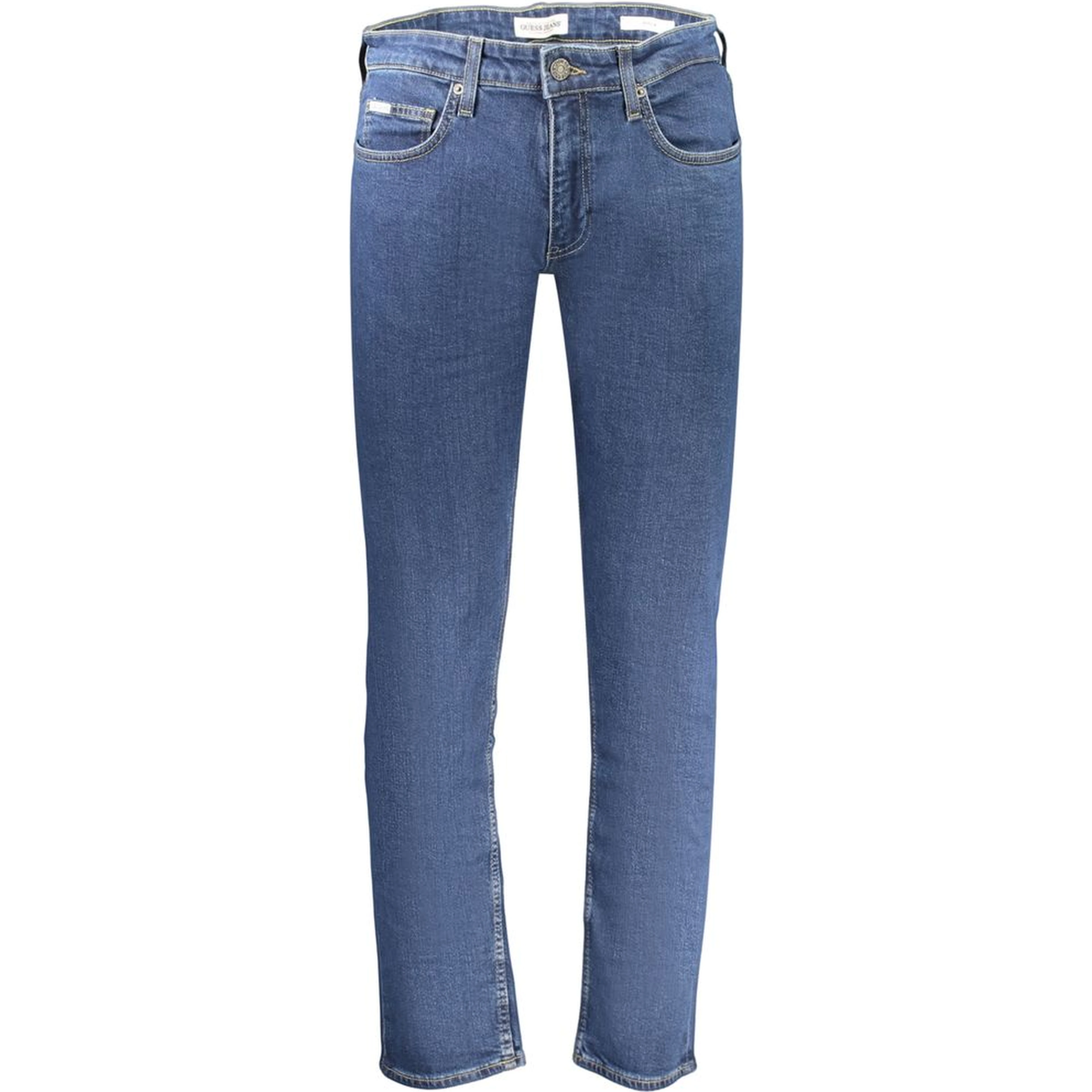 Blue Cotton Men's Jeans