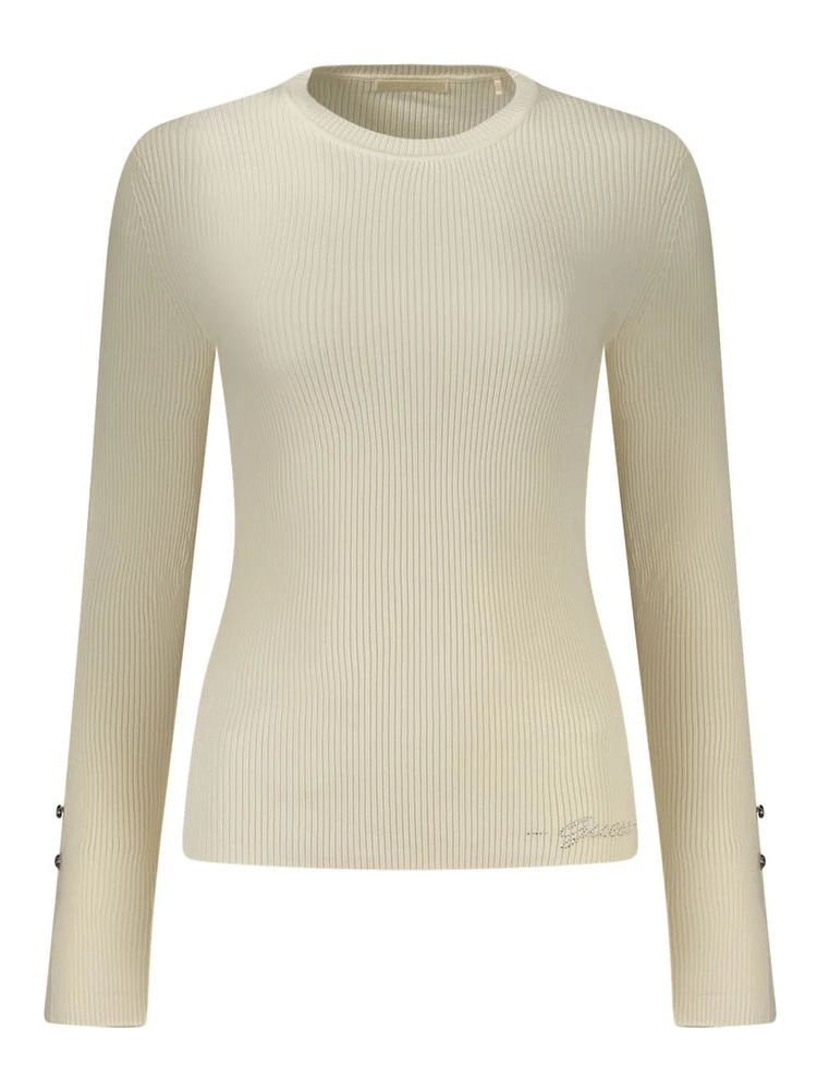 Bianco Viscose Women Sweater