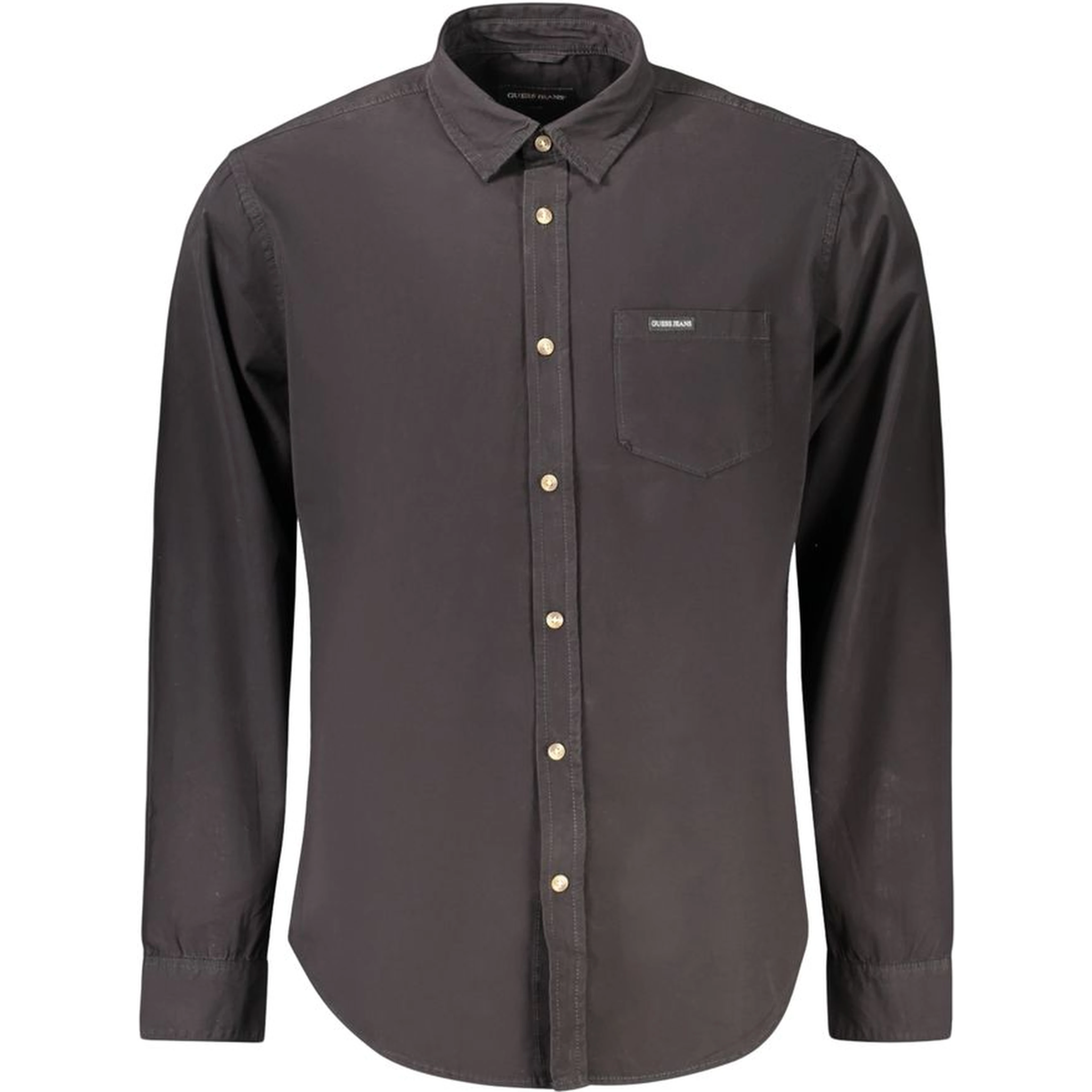 Black Cotton Men's Shirt