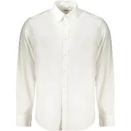 White Cotton Men's Shirt