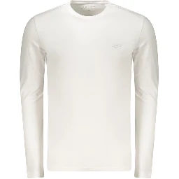 White Cotton Men's T-Shirt