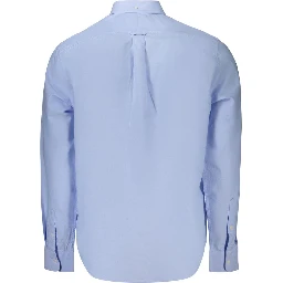 Azzurro Cotton Men's Shirt