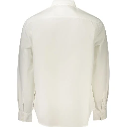 White Cotton Men's Shirt