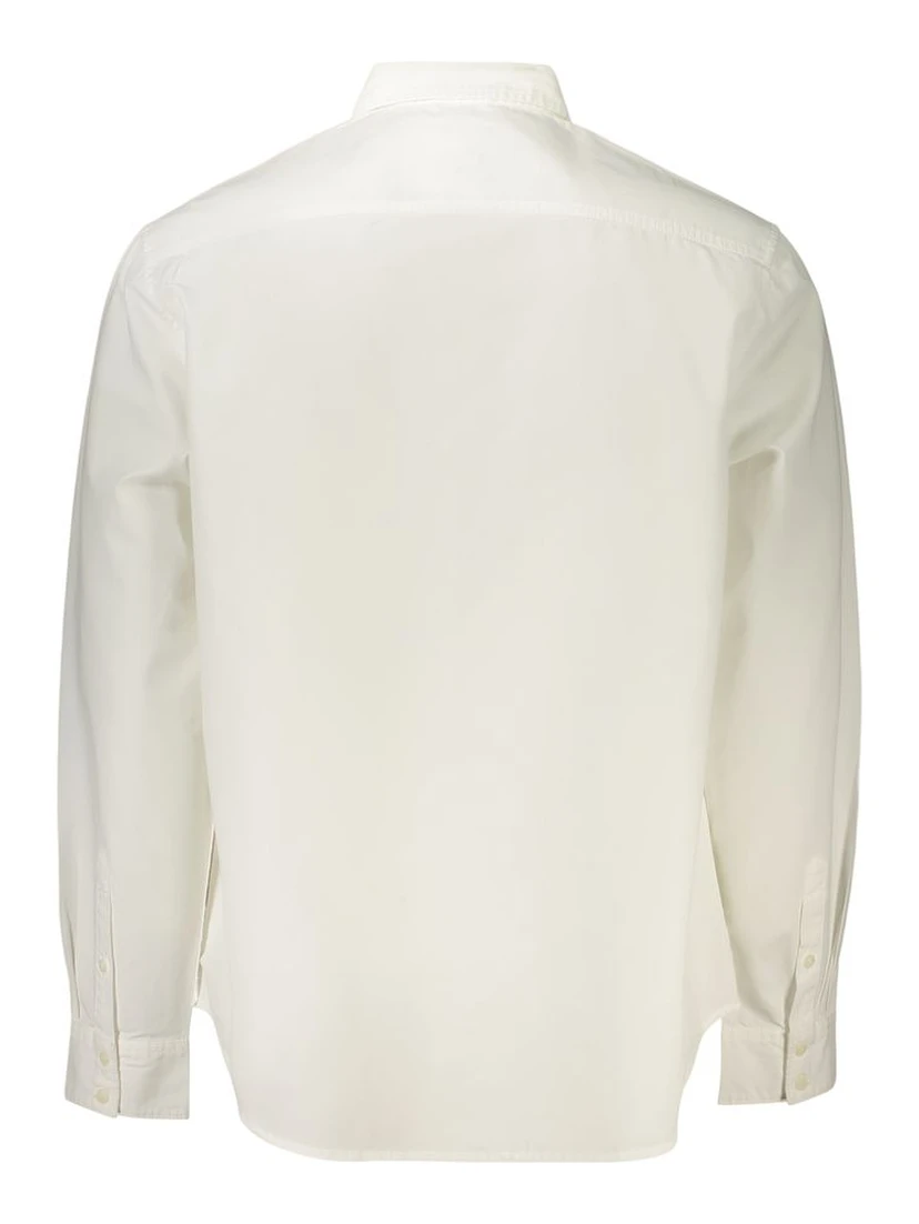 White Cotton Men's Shirt