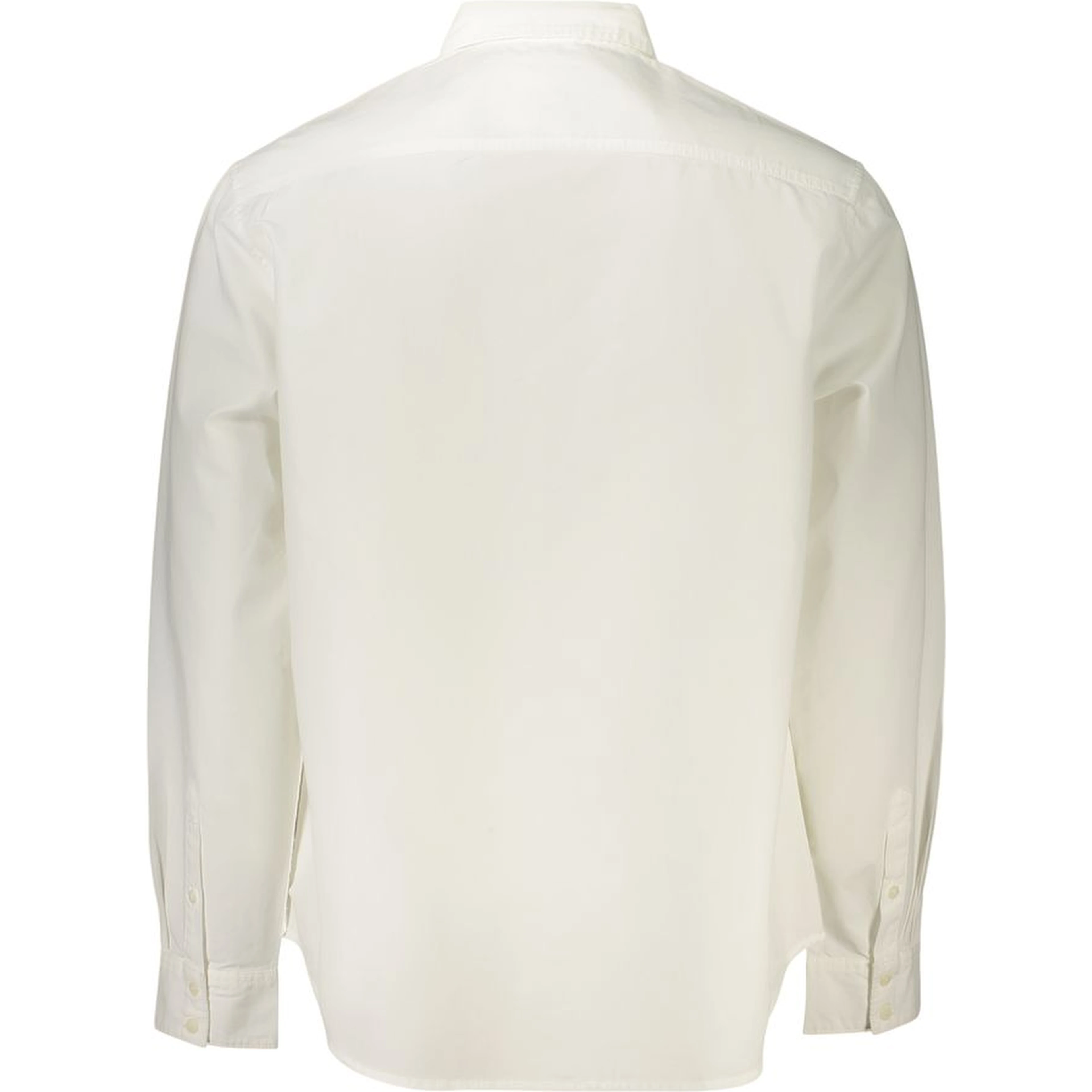 White Cotton Men's Shirt