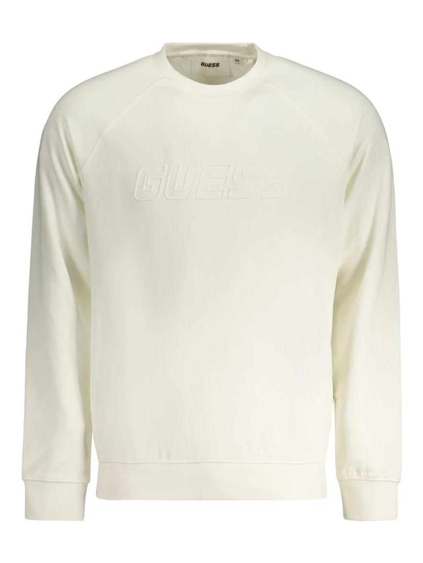 White Cotton Men's Sweatshirt