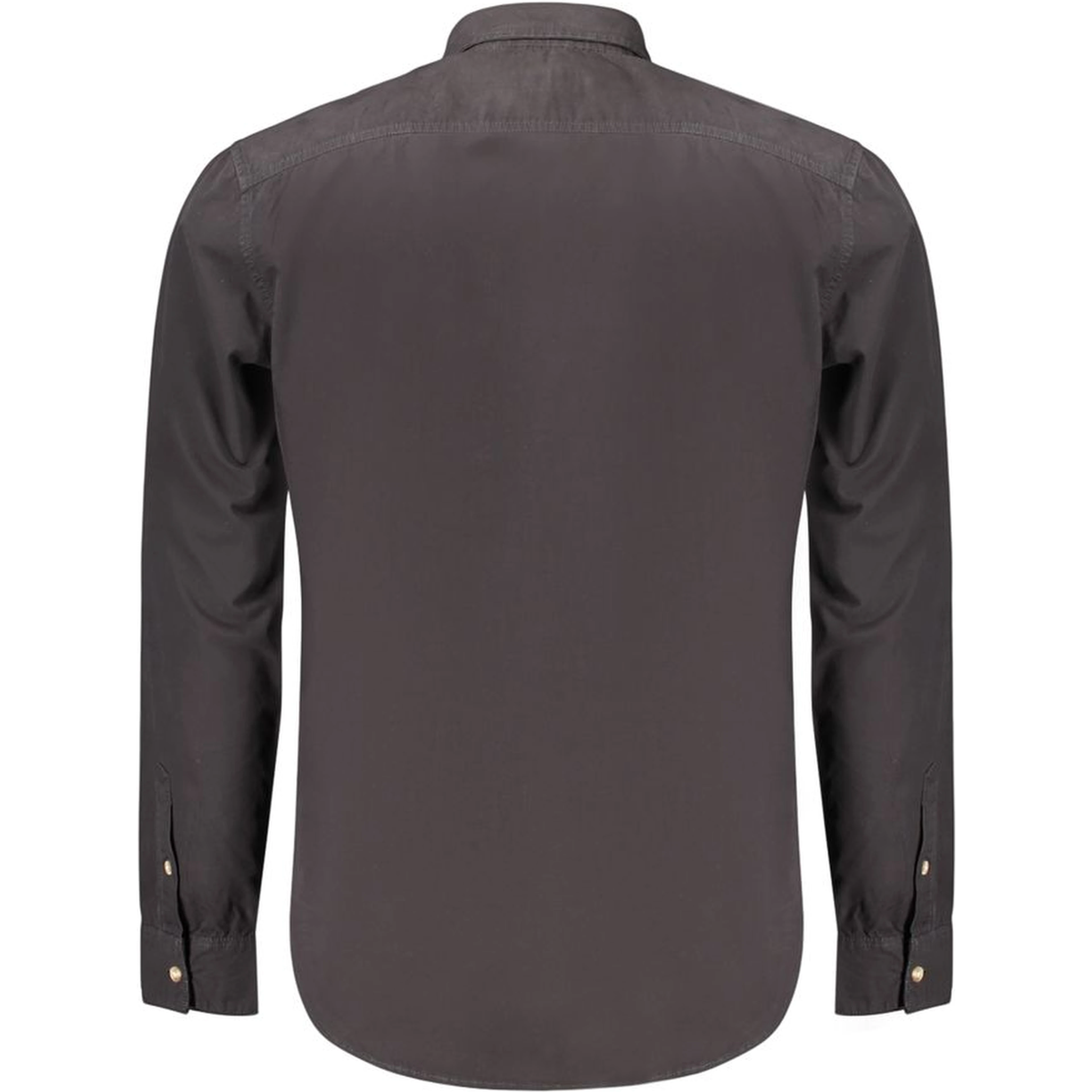 Black Cotton Men's Shirt