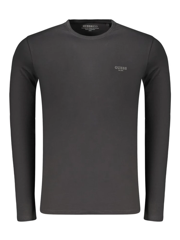 Black Cotton Men's T-Shirt