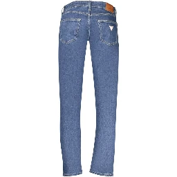 Blue Cotton Men's Jeans