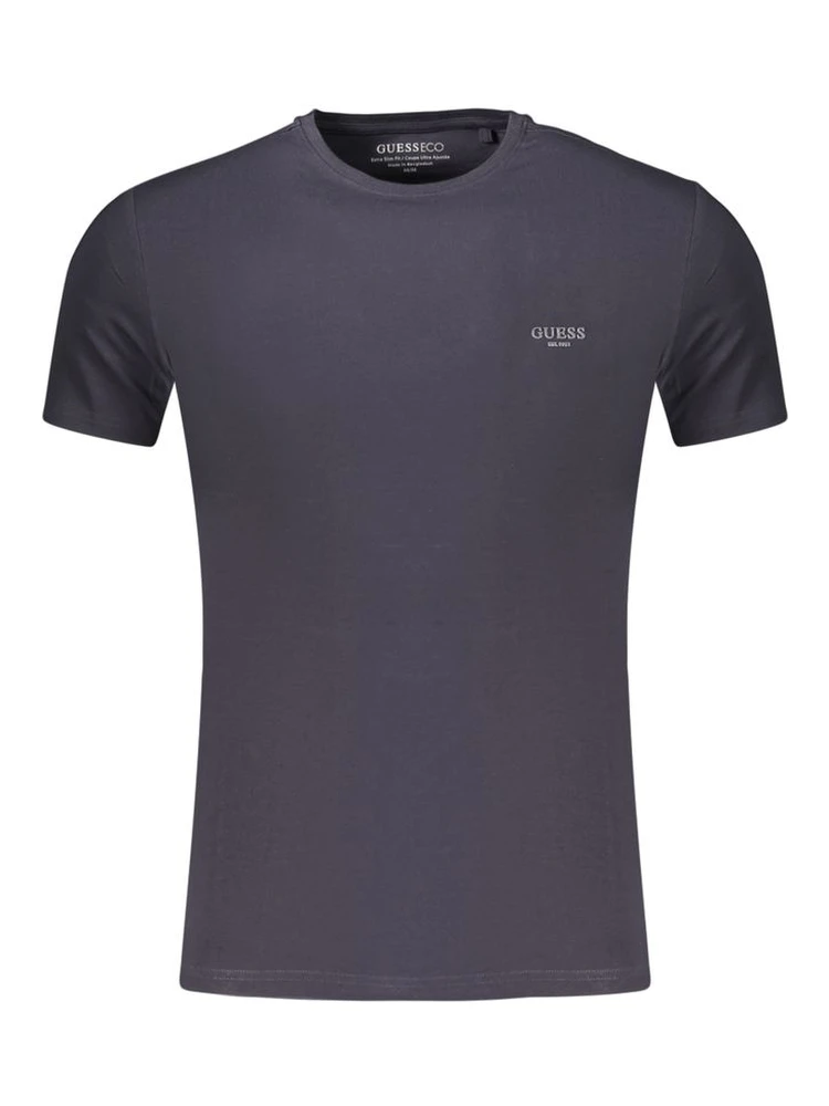 Blue Cotton Men's T-Shirt
