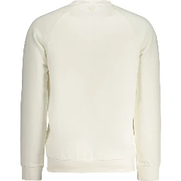 White Cotton Men's Sweatshirt