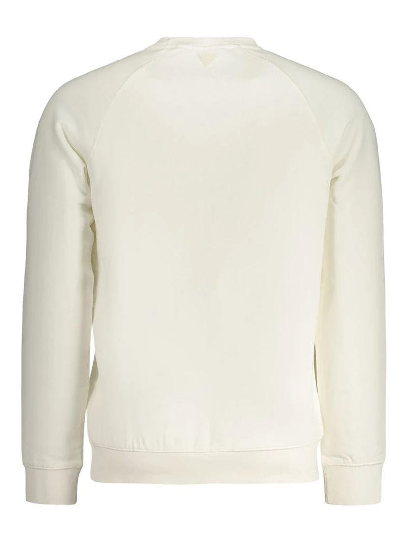 White Cotton Men's Sweatshirt