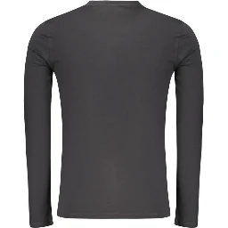 Black Cotton Men's T-Shirt