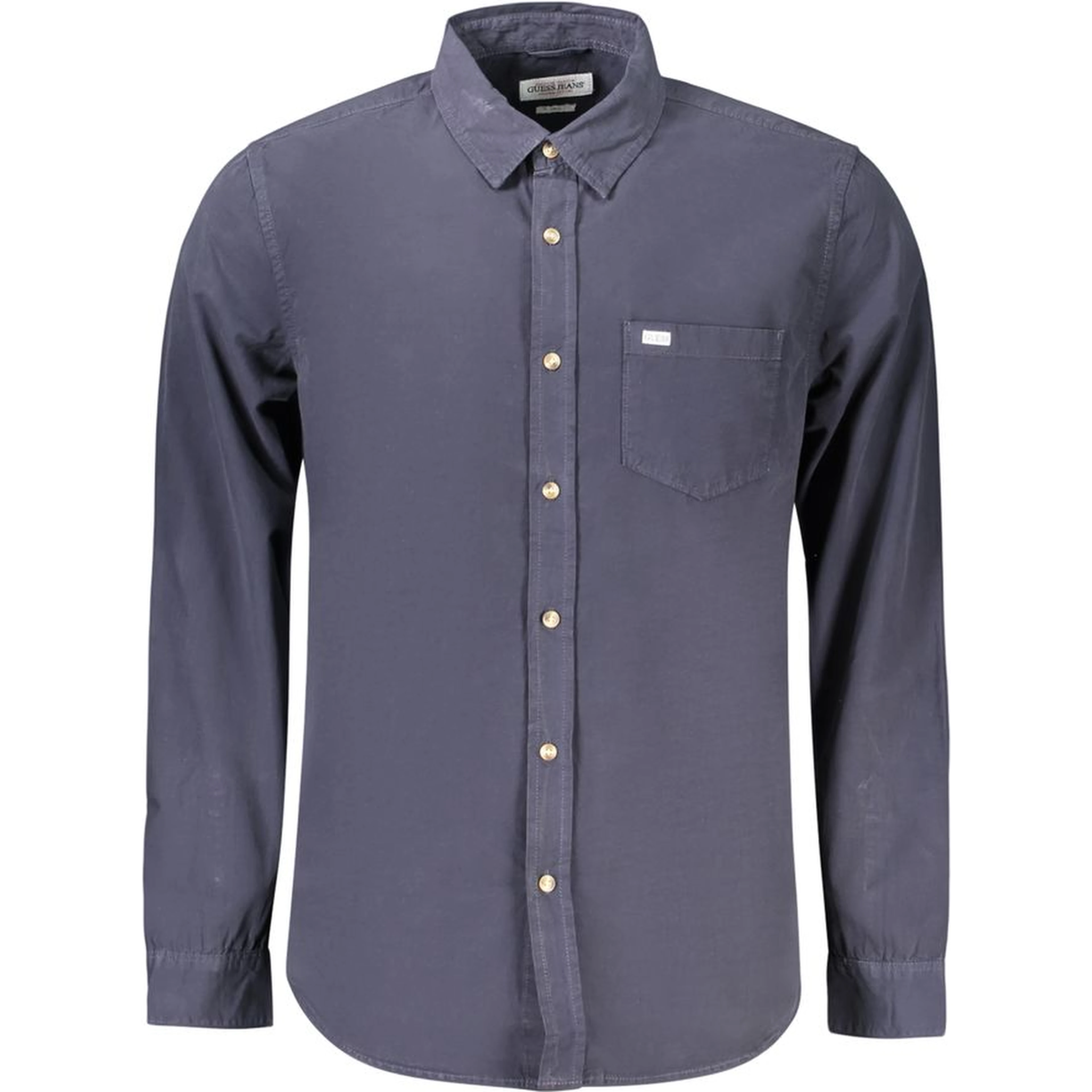 Blue Cotton Men's Shirt