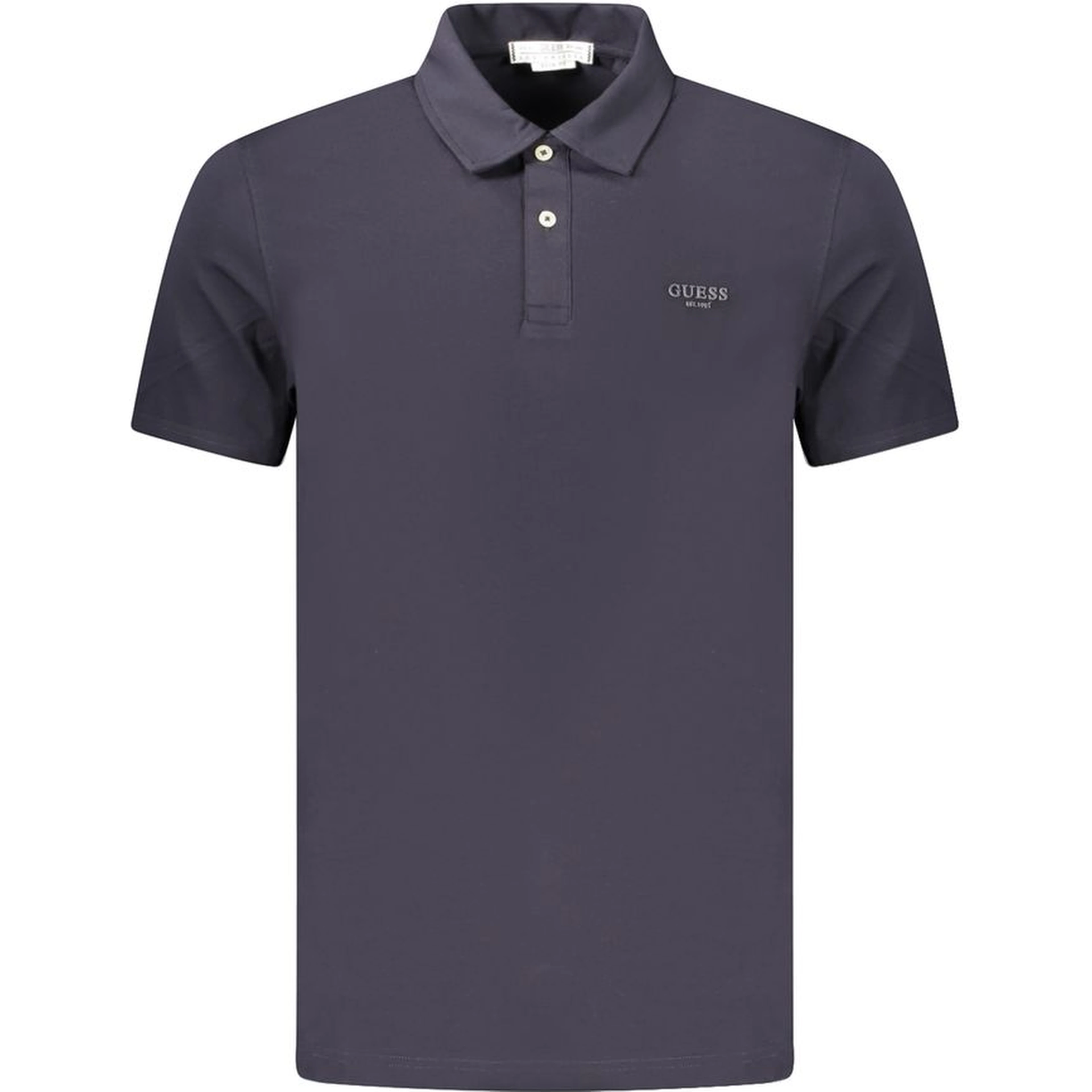 Blue Cotton Mens Polo Shirt