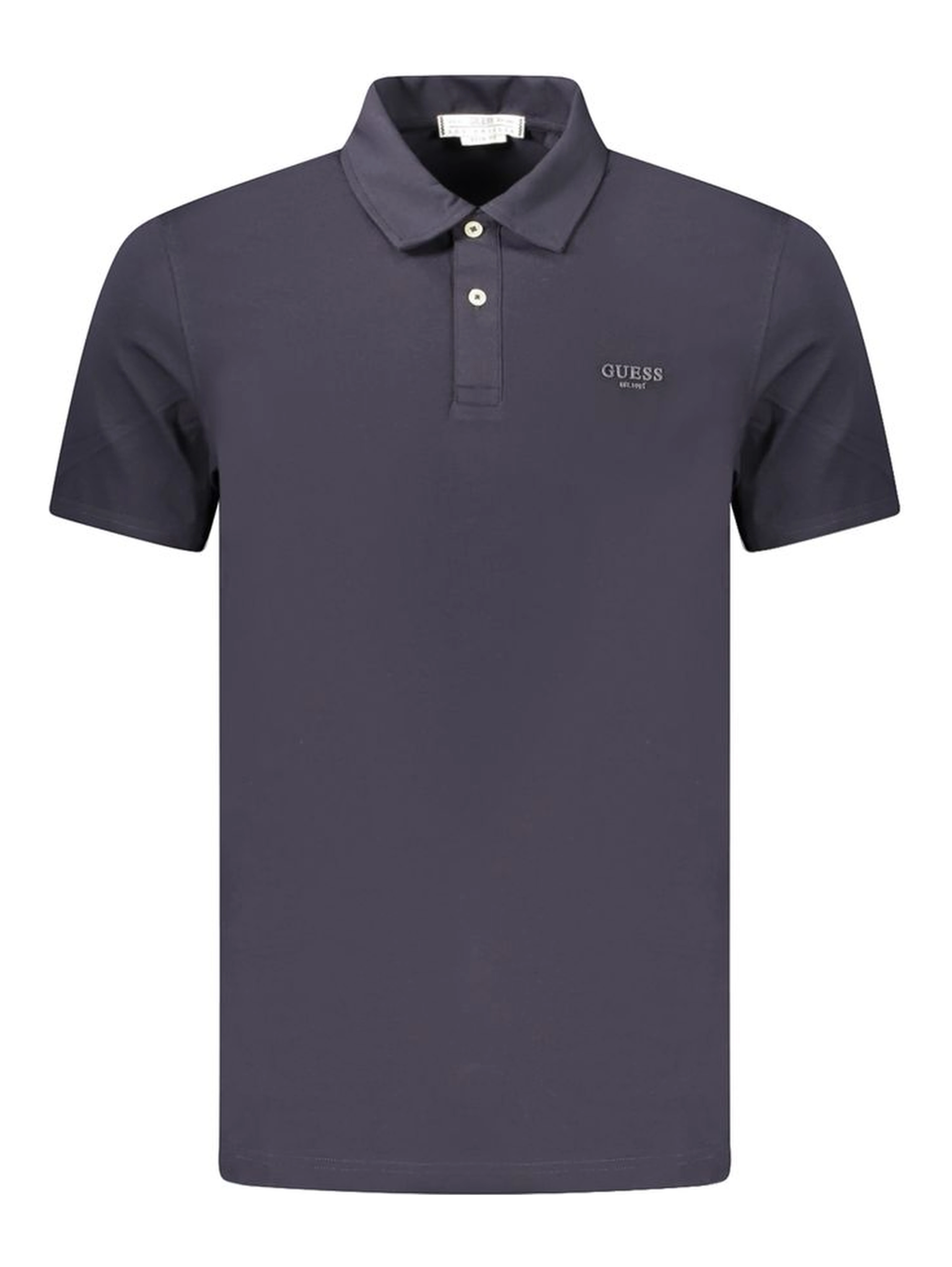 Blue Cotton Mens Polo Shirt