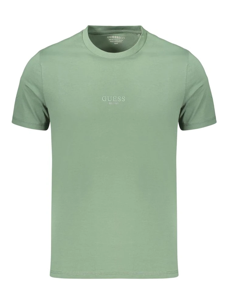 Green Cotton Men's T-Shirt