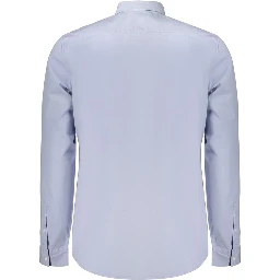 Azzurro Cotton Men Shirt