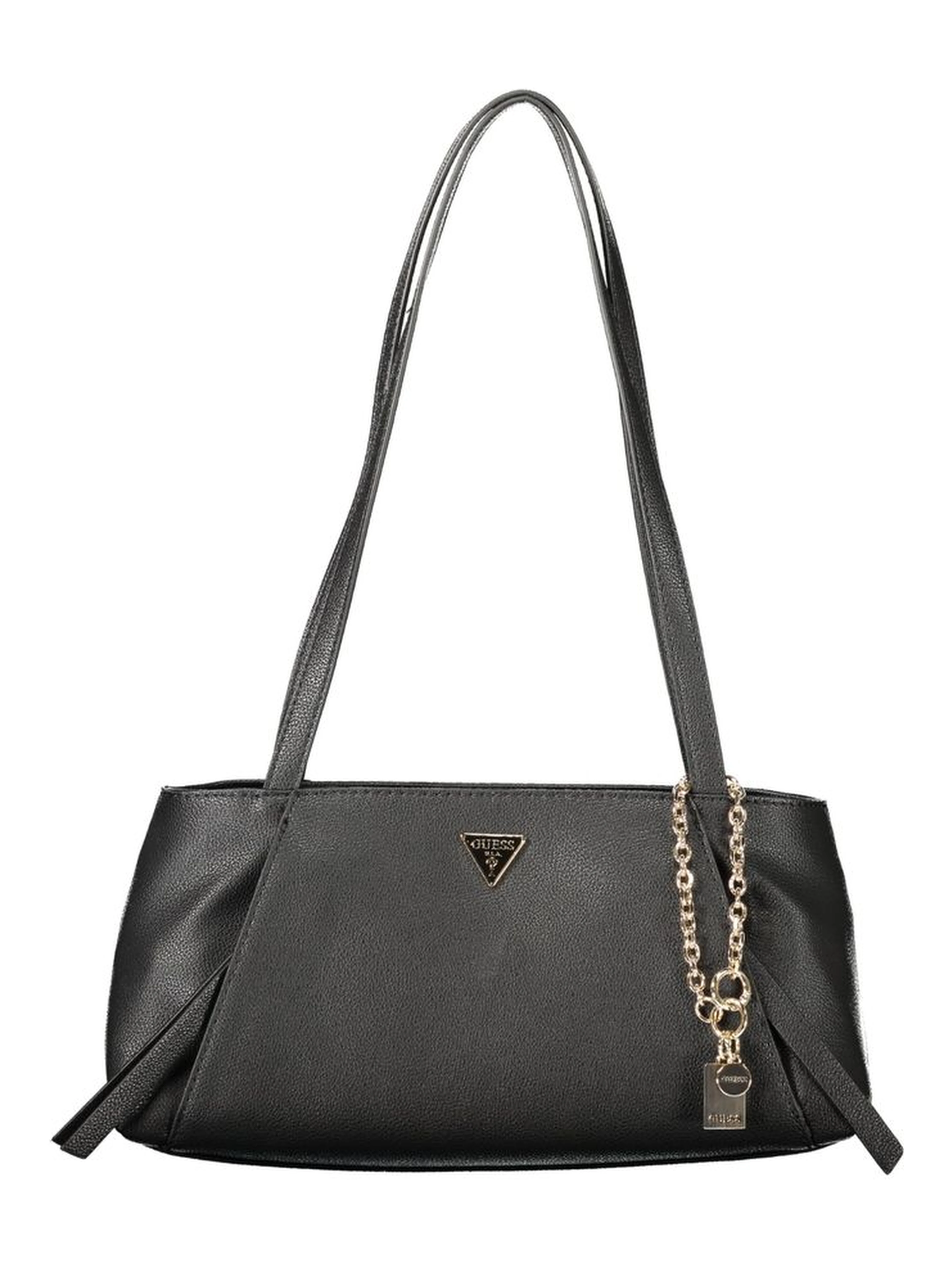 Black Polyurethane Women's Bag